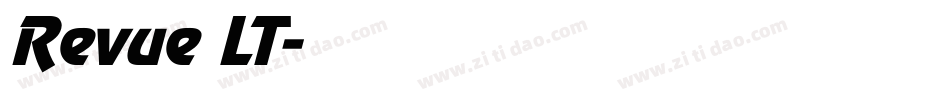 Revue LT字体转换